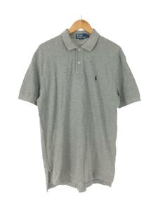 POLO RALPH LAUREN◆ポロシャツ/L/コットン/GRY//