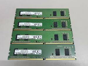 【4GB×4枚】 SAMSUNG 4GB PC4-2400T-UC0-11　× 4枚