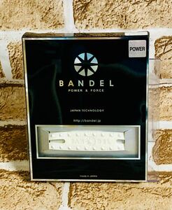 【送料無料！】BANDEL バンデル studs ブレスレット ホワイト＆ホワイト L 19.0cm 新品 