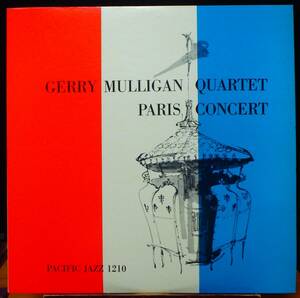 【JZ083】GERRY MULLIGAN QUARTET 「Paris Concert (パリ・コンサート)」, 79 JPN mono Reissue　★クール・ジャズ