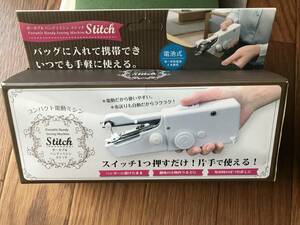 即決　送料無料　難あり　電動ハンドミシン ハンディミシン 電動ミシン コンパクトミシン スティッチ　Stitch ジャンク　携帯