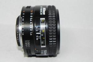 **中古良品　Nikon AF Nikkor 50mm/1.4 (New　日本製)レンズ*