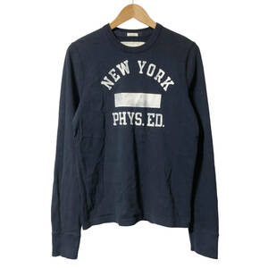 Abercrombie&Fitch アバクロンビー&フィッチ Tシャツ 長袖 ロンT S ネイビー メンズ A36