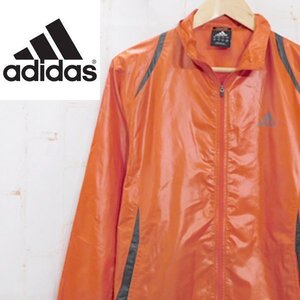 アディダスadidas■Clima365 ジップジャケット ウィンドブレーカー■Mサイズ■オレンジ　ジャンパー　ブルゾン　メンズ　男性用　※2715220