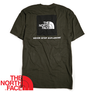 【新品本物 USA購入】THE NORTH FACE ノースフェイス■ RED BOX SS TEE ■ グリーン / XL ■Tシャツ ボックスロゴ 海外限定