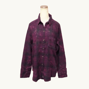 ★SALE★Hollister/ホリスター★ウォッシュ加工チェックシャツ (Purple/S)