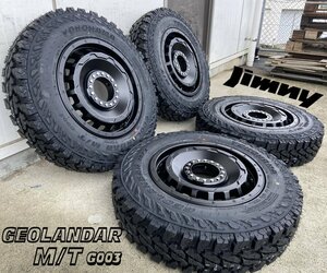 大人気タイヤ・ホイールセット ヨコハマ ジオランダー MT G003 185/85R16 ジムニー JB64 JB23 タイヤホイール 16インチ SwaGGer