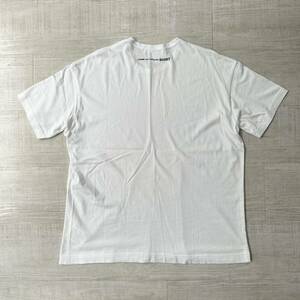 COMME des GARCONS SHIRT コム デ ギャルソン シャツ 背 ロゴ オーバーサイズ Tシャツ LOGO OVERSIZED TEE T-SHIRT ホワイト 系 サイズ XS