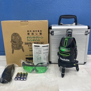 ω未使用品【Makita マキタ 屋内屋外兼用墨出し器 SK310GPZ 電動工具 現場道具 建築土木 大工 測量 レベル おおがね 通り芯+ろく】TK3806