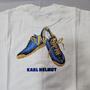 未使用 カールヘルム KARL HELMUT カールヘルム　スニーカーバックプリントT シャツ 