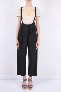 新品タグ 未着 MM6 Maison Margiela メゾン マルジェラ 伊制 High-Waist Trousers サスペンダー付き サイズ44 グリーン系？定価、59.000+税