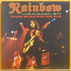 ◆ほぼ美品!180g重量盤2枚組!ダブル洗浄済!★Rainbow(レインボー)『live In Munich 1977』UK LP #60990