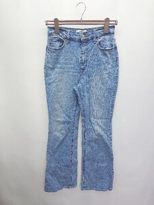 ◇ AZUL BY MOUSSY ハイウエスト フレア デニム パンツ ジーンズ サイズM ライトブルー系 レディース P