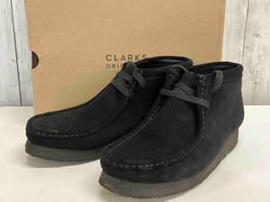 Clarks ワラビーブーツ クラークス ブラック ショートブーツ スウェード サイズ5.5