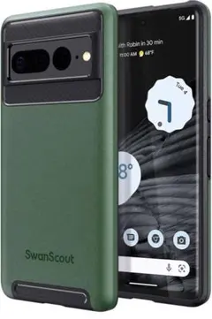 SwanScout Google Pixel 7 Pro対応 耐衝撃ケ －ス　緑