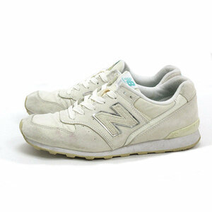 y■【25cm】ニューバランス/NewBalance WR996EAスエードスニーカー■白LADIES/54【中古】