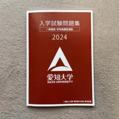 入学試験問題集 2024 愛知大学