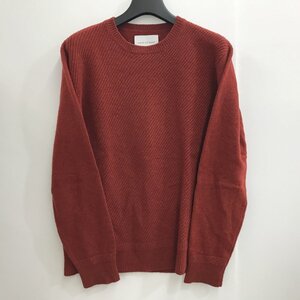 ADAM ET ROPE’ アダムエロペ ニット レッド系 ウール ナイロン Size L[N8407]