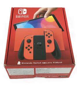 K12-036-1018-049【中古】Nintendo Switch(ニンテンドースイッチ) 有機ELモデル マリオレッド HEG-S-RAAAA ※動作確認済み