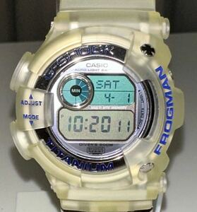 新品未使用品 G-SHOCK ジーショック CASIO FROGMAN マンタDW-9900WC 2T W.C.C.S. ブルー文字　デッドストック