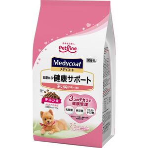 ペットライン メディコート お腹から健康サポート 子いぬ(り乳～1歳) 2.5kg(500g×5) 犬用フード