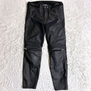 KUSHITANI クシタニ グルーヴパンツ レザー パンツ K-1072 黒 ブラック L/3W