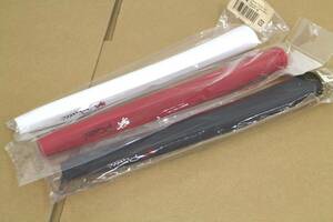 Z482 未使用 Piretti_GRIP3本組_Standard Size Black-Red-White64g ピレッティ パターグリップ ブラック、レッド、ホワイト