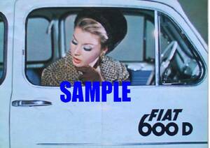 ◆1960年代の自動車広告　フィアット600D　FIAT