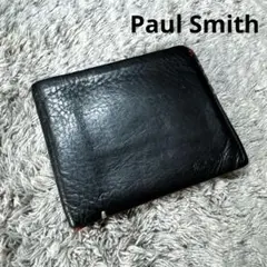 Paul Smith ポールスミス 折り財布 レザー ブラック