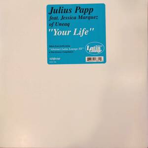 【中古・アナログレコード】Julius Papp Feat Jessica Marquez / Your Life【SCMS0000000060】