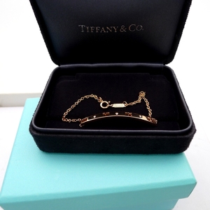 ☆TIFFANY&Co.／ティファニー K18RG(PG) 3Pダイヤ アトラス ブレスレット 仕上げ済☆