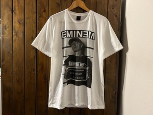 新品★エミネム　プリントTシャツ【L】★ヒップホップMC/ラッパー/マーシャル・ブルース・マザーズ3世/EMINEM/M&M