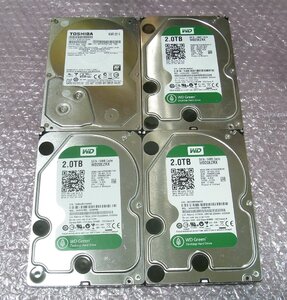 B42350 O-08184 3.5インチ HDD 2TB 4個セット 判定正常