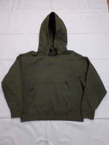 NIKE ナイキ ACG AS M NRG ACG HOODIE スウェット プルパーカー size M カーキ 状態良い ロゴ刺 BQ7199-325 裏起毛