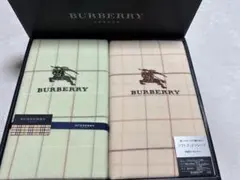 未使用品　BURBERRY ソフトコットンシーツ 2枚組　未使用品　バーバリー