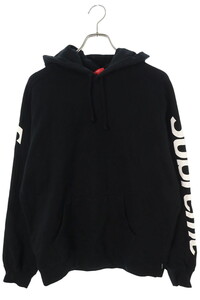 シュプリーム パーカー Sideline Hooded Sweatshirt サイズ:M サイドラインロゴプルオーバーパーカー 中古 HJ12