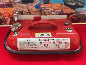 美品　携行缶 ガソリン 軽油 予備 タンク　5L　ノズル付　ポケバイ　カート　発電機　芝刈機　草刈り　農業　建設　建築 作業他