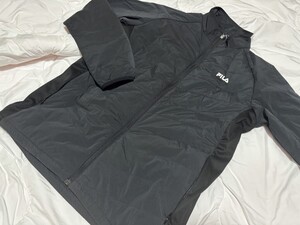 SFG42★2024年秋冬モデル★サンプル品★FILA GOLF★フィラゴルフ★軽量中綿フルジップジャケット★L/BK