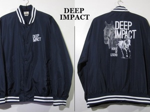 ★ 名馬♪ ディープインパクト DEEP IMPACT ジャケット XL ★　　サンデーサイレンス　　検(シンボリルドルフ武豊ハイセイコーjraゼッケン)