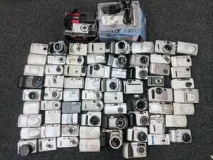 1円スタート コンパクトデジタルカメラ Canon CASIO FUJIFILM Kodak KYOCERA HITACHI PENTAX SONY RICOH まとめ売り70台