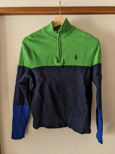 【古着】ラルフローレン ハーフジップ POLO セーター ニット 