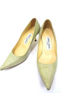 【中古】JIMMY CHOO ジミーチュウ　靴 パンプス レディース ピンヒール シャンパンゴールド サイズ22.5cm