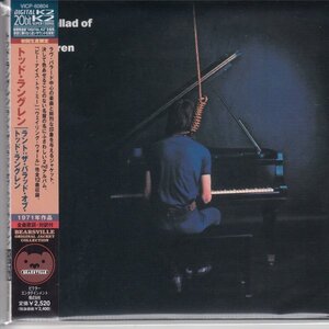 紙ジャケ TODD RUNDGREN / RUNT BALLAD OF TODD RUNDGREN（国内盤CD）