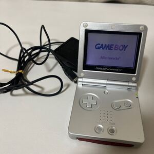 動作品　Nintendo 任天堂 GAME BOY ADVANCE SP 本体　 ゲームボーイアドバンスSP GBA ニンテンドー　 AGS-001 充電器付き