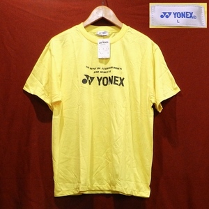 新品 YONEX ヨネックス バトミントン チャンピオンシップ 2006 ロゴ Tシャツ 黄色 L 未使用