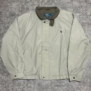 90s Ralph Lauren ラルフローレン ブルゾン スウィングトッブ スイングトップ ベージュ 90年代 ヴィンテージ ビンテージ vintage ブルゾン