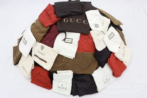 100枚以上！GUCCI グッチ　ブランド　保存袋　バッグ用 巾着袋　超大量　まとめ売り　オールドグッチ