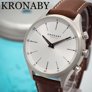 418【美品】KRONABY クロナビー時計　コネクトウォッチ　メンズ　箱付き