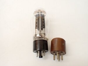 【ジャンク品】Western Electric/WE 274B 刻印 真空管 整流管 1本 ウエスタンエレクトリック 変換ソケット 274B～A用付き(2) □ 7102A-8