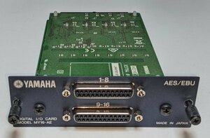 MY16-AE(動作確認済)　ヤマハ16チャンネルAES/EBU入出力カード　Mini-YGDAIカード　ＤＭＥ64Ｎ，ＤＭＥ24Ｎ，ＬＳ9等入出力カード